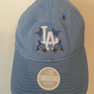 Womens dodger baby blue ball cap. Worn once.
